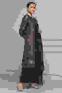 Lavender Chanderi Relaxed Dyed Kurta Pants Set image number 5