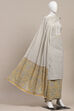Yellow Cotton Printed Unstitched Kurta Set image number 4