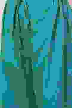 Peacock Green Cotton Straight Kurta Palazzo Suit Set image number 2