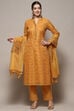 Pink Cotton Blend Unstitched Suit set image number 8