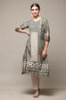 Ivory Viscose A Line Kurta image number 0