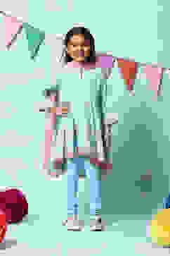 Powder Blue Cotton Asymmetric Kurta Churidar Suit Set image number 0