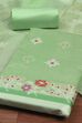 Pastel Cotton Printed Embroidered Unstitched Suit Set image number 1