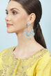 Light Blue Alloy Earrings image number 3