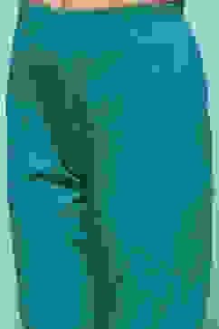 Green Poly Viscose Tiered Kurta Printed Suit Set image number 2