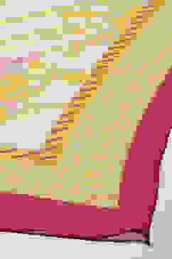 Yellow Viscose Straight Suit set image number 3