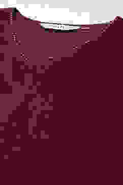 Maroon Acrylic Straight Suit Set image number 1