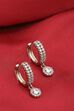 White Stone Earrings image number 0
