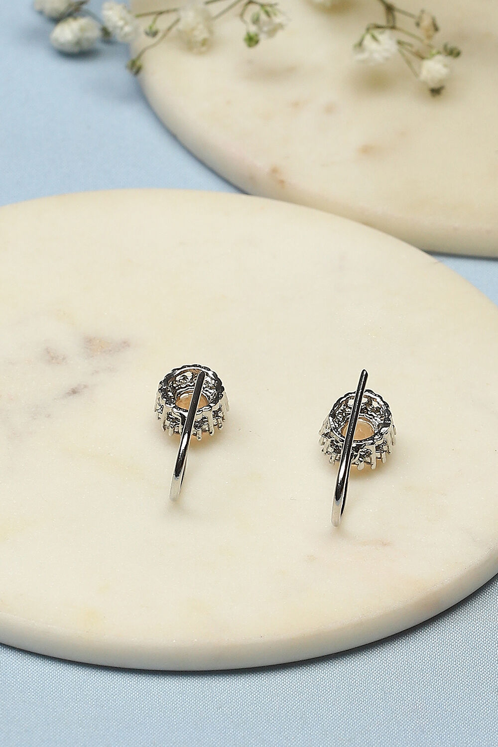Peach Brass earrings image number 1