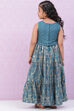 Blue Art Silk Lehenga Set image number 4