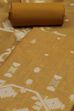 Rust Cotton Jamdani Unstitched Suit Set image number 1