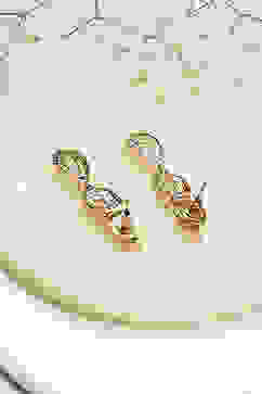 White Brass Earrings image number 2