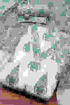 White Cotton Hand Block Print Unstitched Suit Set image number 0