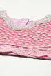 Bubble gum Pink Nylon Short Top Lehenga Set image number 1