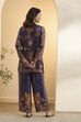 Violet Nylon Viscose Printed C-ord Set image number 4