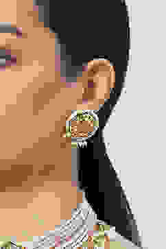 Light Pink Alloy Necklace Set image number 1