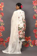 Cream Cotton Blend Straight Kurta Suit Set image number 4