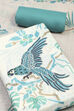 Blue Linen Unstitched Suit Set image number 3