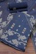 Rust Cotton Jamdani Unstitched Suit Set image number 0
