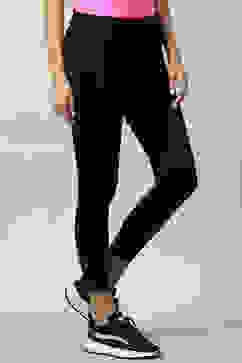 Black Fitted Joggers image number 3