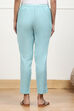 Rust Cotton Solid Regular Pants image number 5