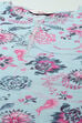 Yellow Cotton Floral Printed Straight Kurta image number 1