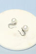 Pearl Brass Earrings image number 2
