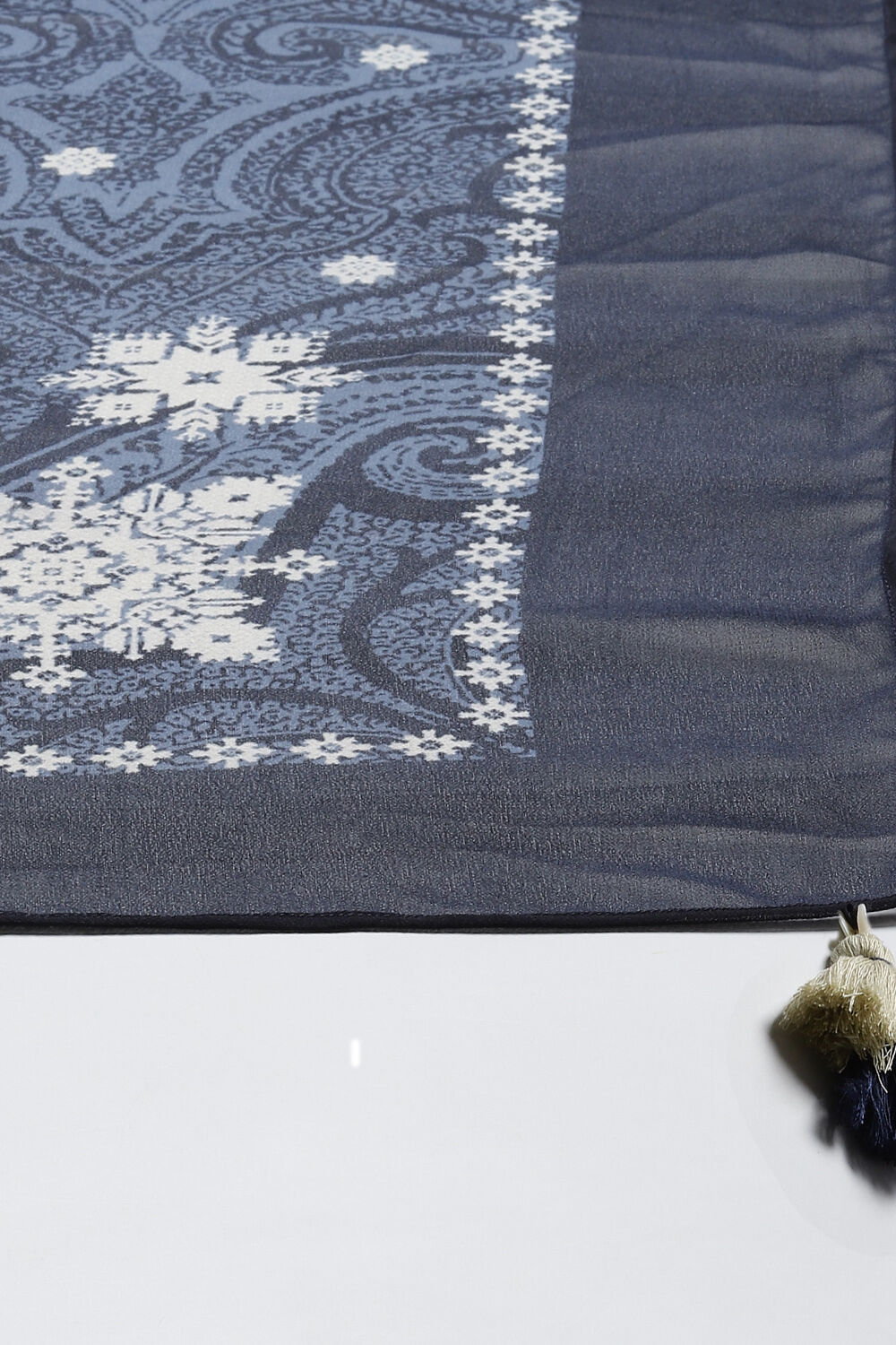 Ecru LIVA A-Line Fusion Printed Dress image number 2