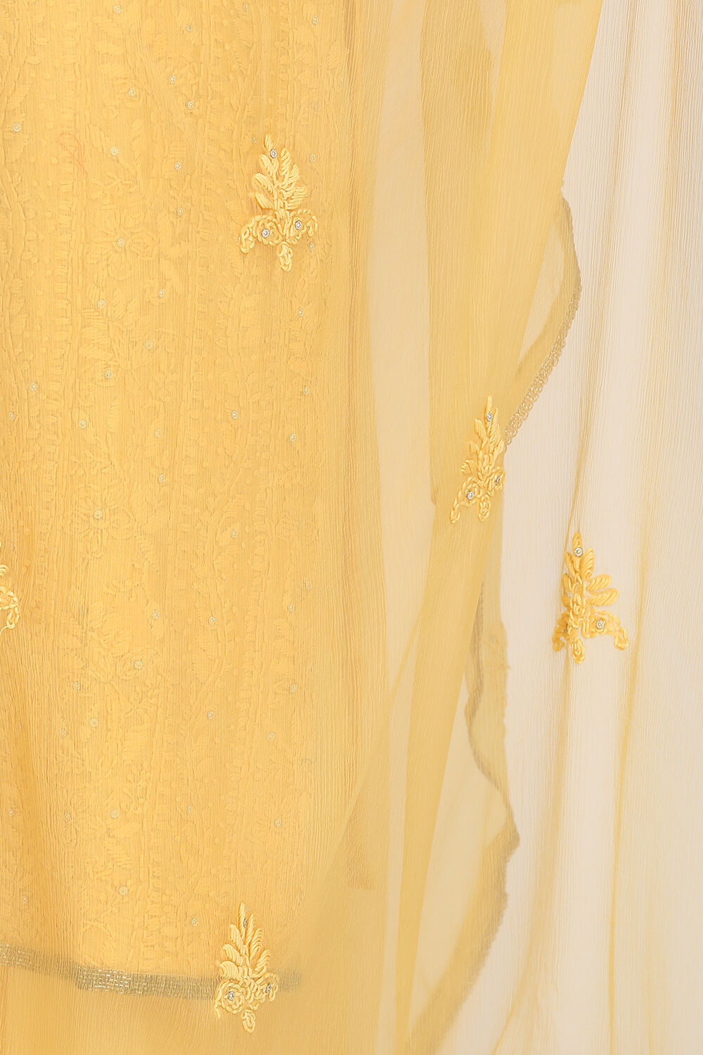 Peach Viscose Silk Machine Embroidered Unstitched Suit Set image number 5