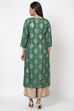 Yellow Viscose Straight Kurta image number 5