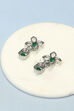 Green Brass Earrings image number 2