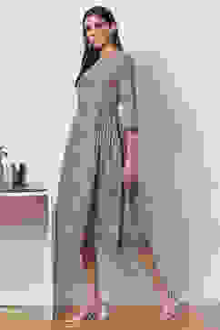 Lilac Dust Cotton A Line Dress image number 2