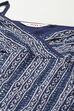 Indigo Cotton Printed Kurta & Palazzo Suit Set image number 1