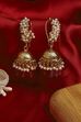 Dark Pink Stone Earrings image number 0