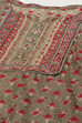 Green Cotton Unstitched Suit set image number 2