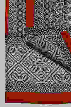 Off White Viscose Straight Kurta Pant Suit Set image number 3