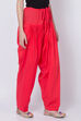 Coral Cotton Solid Salwar image number 1