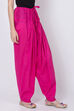 Navy Blue Cotton Solid Salwar image number 1