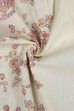 White Cotton Printed Embroidered Unstitched Suit Set image number 2
