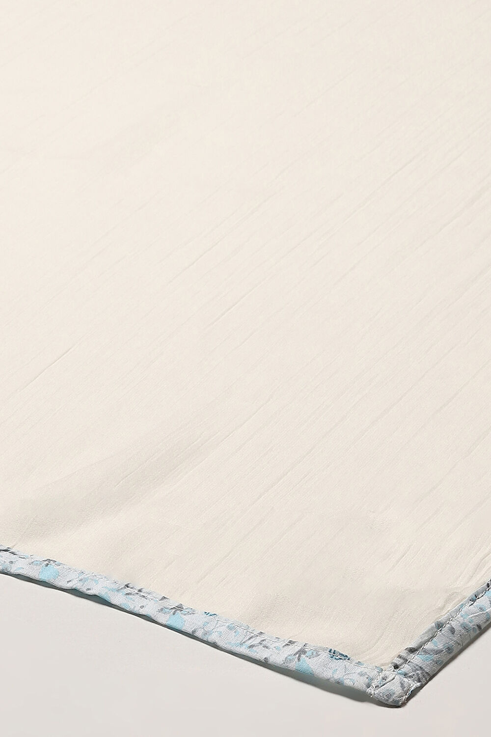 Powder Blue Cambric Narrow Kurta Pant Suit Set image number 3