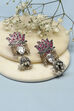 Pink Stone Embellished Earrings image number 0