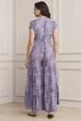 Purple LIVA Printed Jumpsuit image number 3