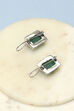 Green Brass Earrings image number 2