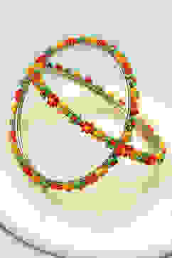 Multicolour Metal & Beads Kids Bangles image number 0