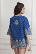 Red Cotton All-Over Floral Printed Kurti image number 3