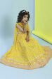 Yellow Cotton Printed Strappy Lehenga Set image number 0