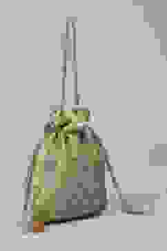 Dark Gold Fabric Potli Bag image number 3