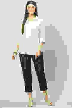 Black Polycotton Pants image number 5