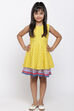 Yellow Cotton Printed Dress image number 0