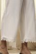 Off-White Viscose Solid Straight Palazzo image number 1